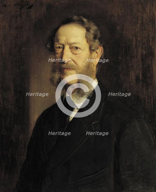 The poet Anastasius Grün (alias Anton Alexander Graf von Auersperg), 1876. Creator: Heinrich von Angeli.
