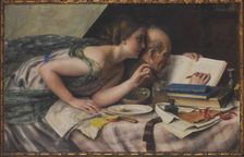 The poet and his muse, 1925. Creator: Schwarzschild, Alfred (1874-1948)