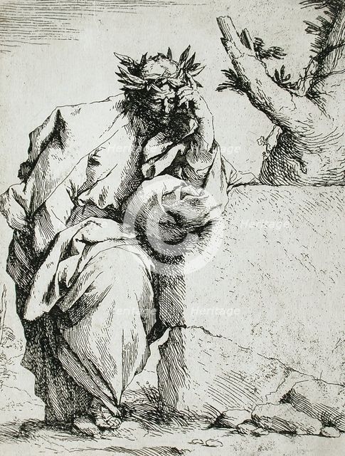 The Poet, between circa 1620 and circa 1621. Creator: Jusepe de Ribera.
