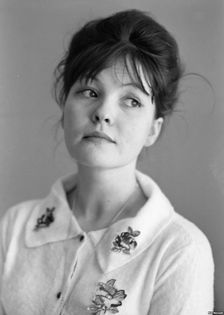 The poet Bella Akhmadulina, 1960s