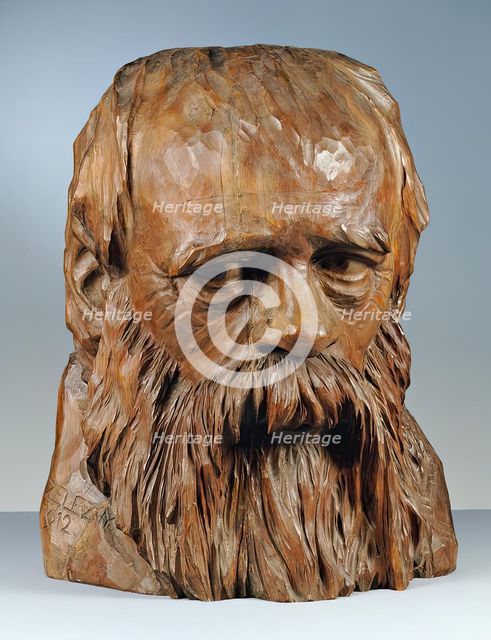 The poet Jaroslav Vrchlický, 1912. Creators: Franz Zelezny, Jaroslav Vrchlicky.