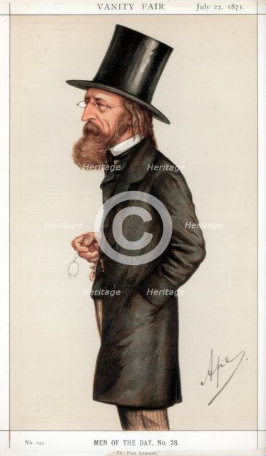 'The Poet Laureate', 1871. Artist: Carlo Pellegrini