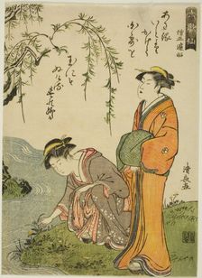 The Poet Sojo Henjo, from the series "Six Immortal Poets (Rokkasen)", c. 1785. Creator: Torii Kiyonaga