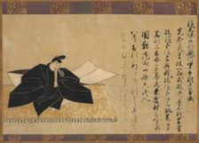 The Poet Taira No Kanemore (died AD 990), 1200s. Creator: Unknown