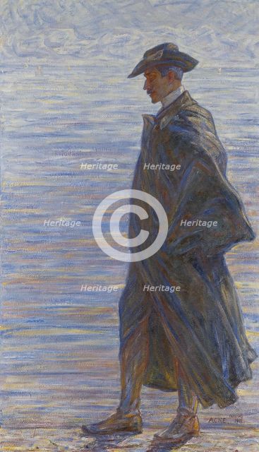 The Poet. Verner von Heidenstam, Author, 1911. Creator: Johan Axel Gustav Acke.