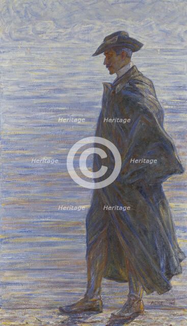 The Poet. Verner von Heidenstam, Author, 1911. Creator: Johan Axel Gustav Acke.