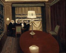 The Poker Game, 1902. Artist: Vallotton, Felix Edouard (1865-1925)