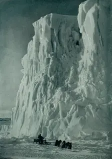 The Point of the Barne Glacier c1910–1913, (1913). Artist: Herbert Ponting
