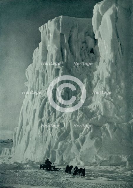 'The Point of the Barne Glacier', c1910–1913, (1913). Artist: Herbert Ponting.