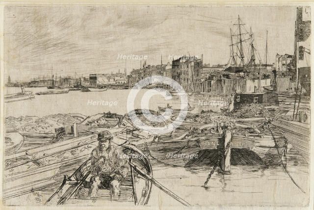 The Pool, 1859. Creator: James Abbott McNeill Whistler.