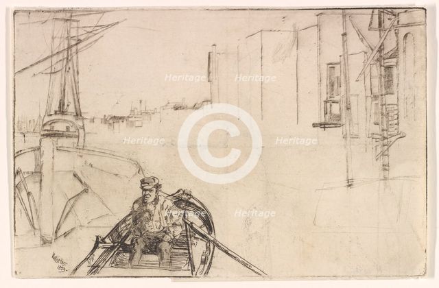 The Pool, 1859. Creator: James Abbott McNeill Whistler.