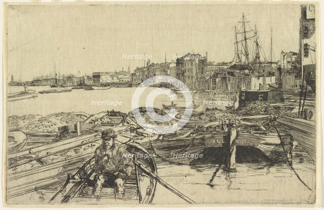 The Pool, 1859. Creator: James Abbott McNeill Whistler.