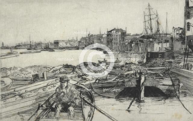 The pool., 1859. Creator: James Abbott McNeill Whistler.