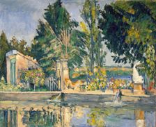 The pool at Jas de Bouffan, 1876. Creator: Paul Cezanne