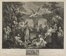 The Pool of Bethesda, 1772. Creators: Simon François Ravenet, Victor Marie Picot