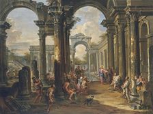 The Pool of Bethesda. Artist: Panini, Giovanni Paolo (1691-1765)