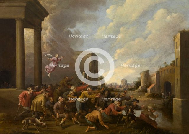 The Pool of Bethesda, First Half of 17th cen. Creator: Joost Cornelisz Droochsloot.