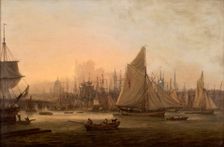 The Pool of London c1805. Creator: Thomas Luny
