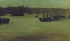 The Pool of London c1866-1899. Artist: Walter Greaves