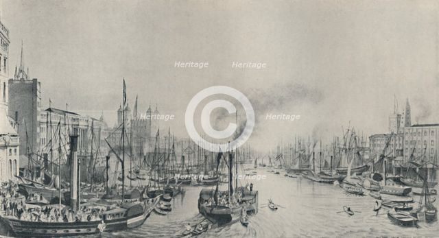 'The Pool: Steamer Trips, 1841', (1920). Artist: William Parrott.