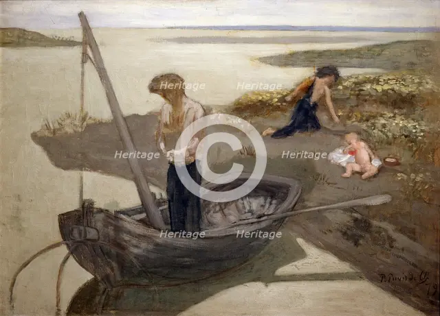 'The Poor Fisherman', 1879. Creator: Pierre Puvis de Chavannes.