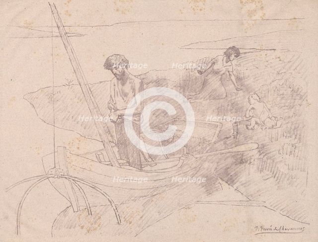 The Poor Fisherman. Creator: Pierre Puvis de Chavannes (French, 1824-1898).