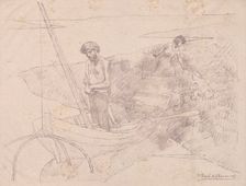 The Poor Fisherman. Creator: Pierre Puvis de Chavannes (French, 1824-1898)