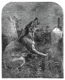 "The Poor Man's Grave", 1860. Creator: Dalziel Brothers