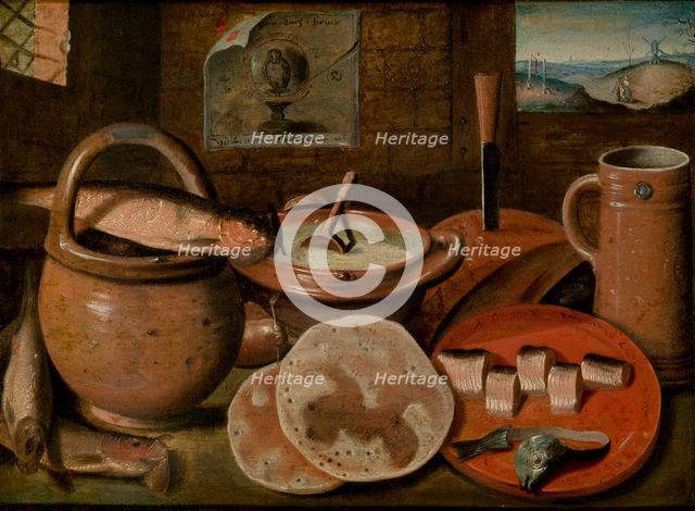 The Poor Man's Meal, 1599-1601. Creator: Anon.