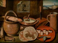 The Poor Man's Meal, 1599-1601. Creator: Anon
