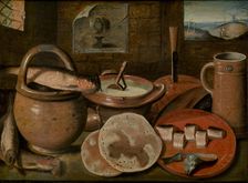 The Poor Man's Meal, 1599-1600. Creator: Flemish master