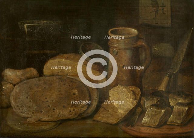 The Poor Man's Meal, 1607. Creator: Francken, Hieronymus II  .