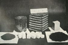 The Polar Party's Sledging Ration (Pemmican, biscuits, butter, cocoa, sugar and tea) 1911, (1913) Artist: Herbert Ponting