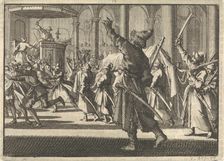 The Poles in the Riddarholm Church in Stockholm, 1698. Artist: Aa, Pieter van der (1659-1733)