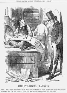 The Political Tailors 1867. Creator: John Tenniel