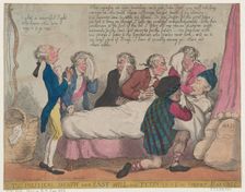 The Political Death and Last Will and Testament of Johnny Mac-Cree, April 28, 1805., April 28, 1805. Creator: Thomas Rowlandson