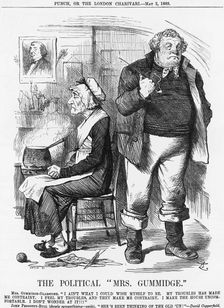 "The Political "Mrs Gummidge" 1885. Creator: Joseph Swain