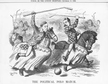 The Political Polo Match 1885. Creator: Joseph Swain