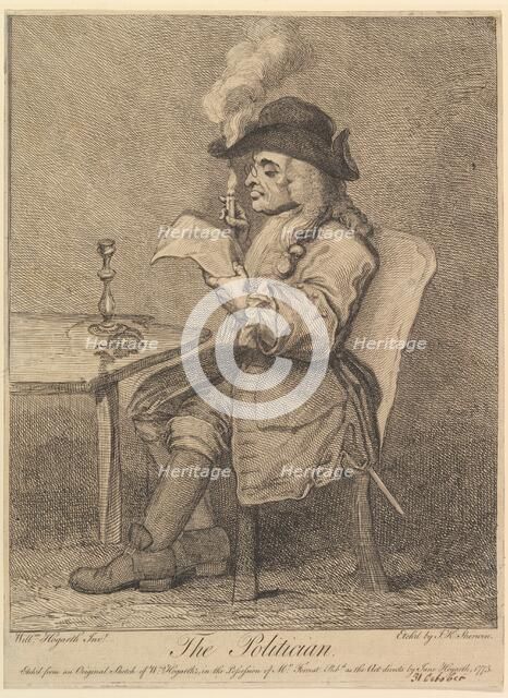 The Politician, 1775. Creator: John Keyse Sherwin.