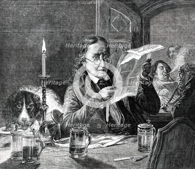 The Politician - by Hasenclever, 1850. Creator: Unknown.