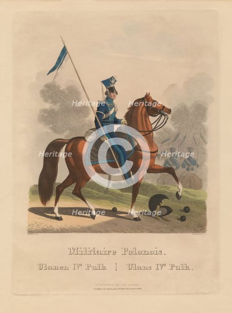 The Polish Army 1831: Uhlans of the 4th Pulk, 1831.