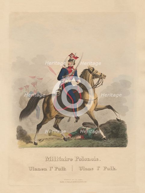 The Polish Army 1831: Uhlans of the 1st Pulk, 1831.