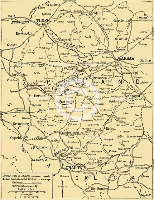 'The Polish Campaign', 1914, (c1920). Creator: Unknown.