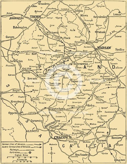 'The Polish Campaign', 1914, (c1920). Creator: Unknown.