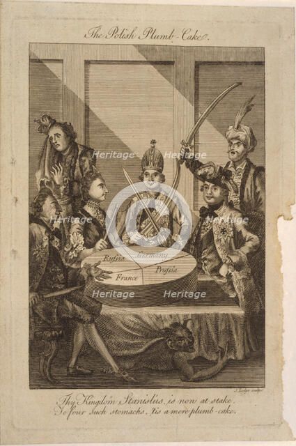 The Polish plumb-cake, 1772. Artist: Lodge, John (?-1796)
