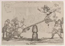 The Poll, April 12, 1784., April 12, 1784. Creator: Thomas Rowlandson