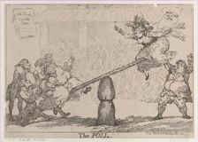 The Poll, April 12, 1784., April 12, 1784. Creator: Thomas Rowlandson