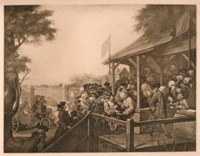 The Polling Plate III from The Humours of an Election 1757. Artist: William Hogarth