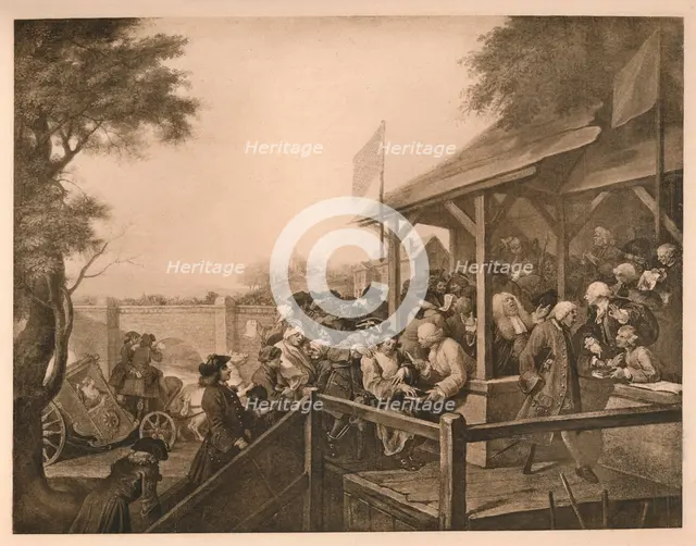 'The Polling', Plate III from 'The Humours of an Election', 1757. Artist: William Hogarth.