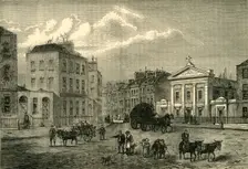 The Polygon, Somers Town, in 1850 (c1876). Creator: Unknown
